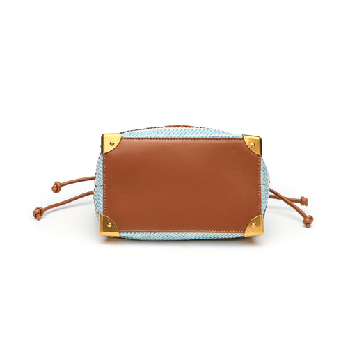 Bohemia Drawstring Bag With Chain Strap - Colorful