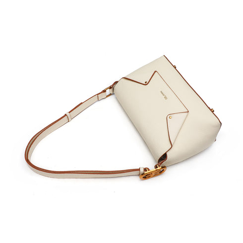 Puzzle Shoulder Bag - White