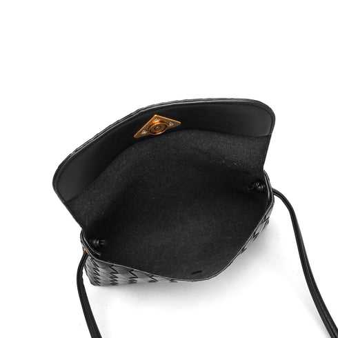 Gelanni Woven Bag -Black