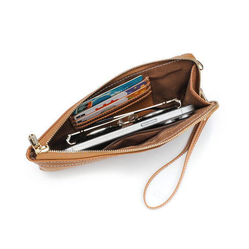 Crossbody Phone Bag -Brown