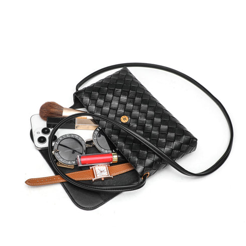 Gelanni Woven Bag -Black