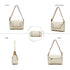 Puzzle Shoulder Bag - White