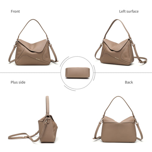 Puzzle Crossbody Bag - Grey