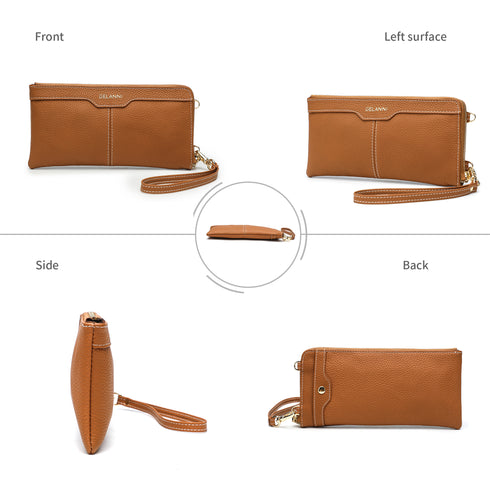 Crossbody Phone Bag -Brown
