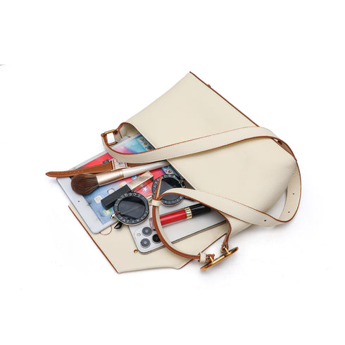 Puzzle Shoulder Bag - White