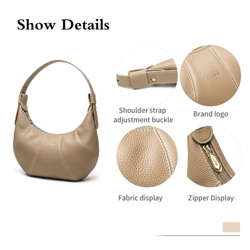 Gelanni Brooke Hobo Bag - Grey