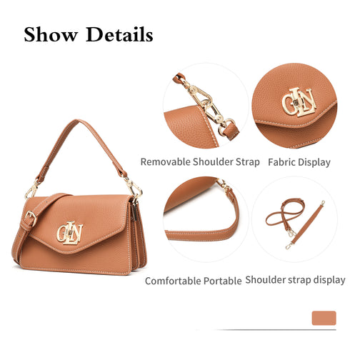 Gelanni Handbag - Brown