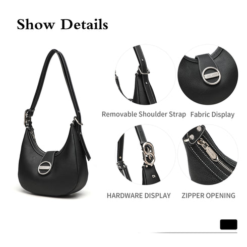 Hobo Summer Handbag - Black