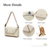 Puzzle Shoulder Bag - White