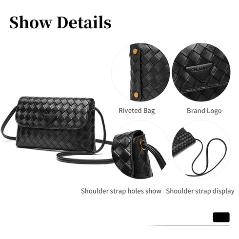 Gelanni Woven Bag -Black