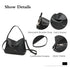 Puzzle Crossbody Bag - Black