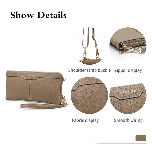 Crossbody Phone Bag - Grey