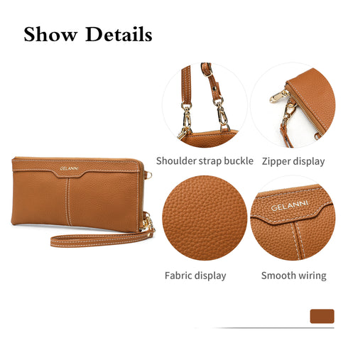 Crossbody Phone Bag -Brown