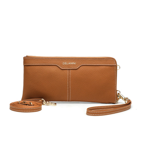 Crossbody Phone Bag -Brown