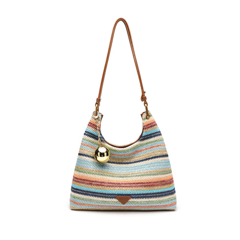 Bohemia Woven Tote Bag - Colorful