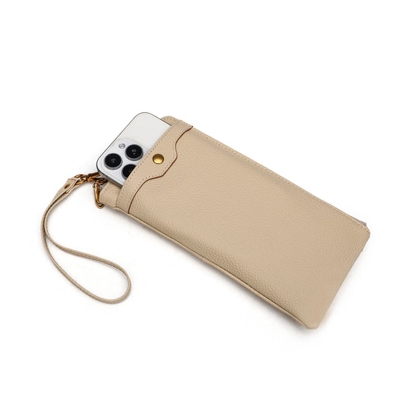 Crossbody Phone Bag - Apricot