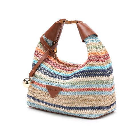 Bohemia Shoulder Bag Slouchy Style - Colorful