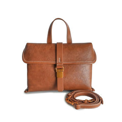 GELANNI – Handle Bag for Women & Girls, Premium PU Backpack Handbag with Bottom Rivet, Comes with Adjustable & Detachable Strap, An Ideal Gift for Female - Brown