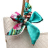 Gelanni Everyday Tote Bag With Floral Scarf - Beige