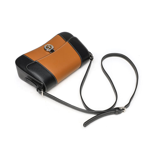 Gelanni Hourglass Bag - Black & Brown