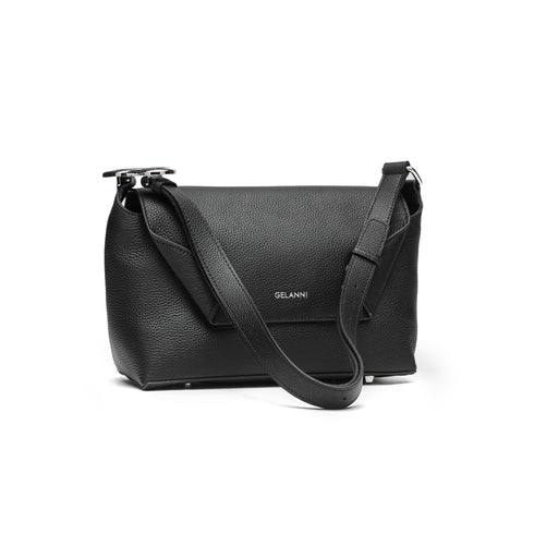 Puzzle Shoulder Bag - Black
