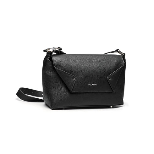Puzzle Shoulder Bag - Black
