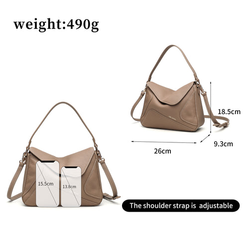 Puzzle Crossbody Bag - Grey