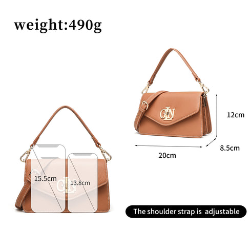 Gelanni Handbag - Brown