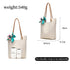 Gelanni Everyday Tote Bag With Floral Scarf - Beige