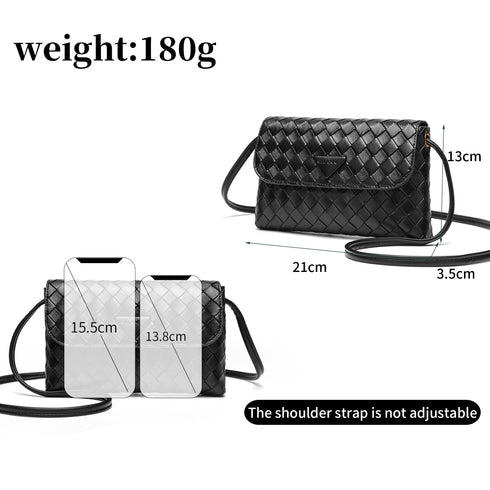 Gelanni Woven Bag -Black