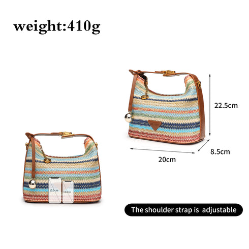 Bohemia Woven Bag - Colorful